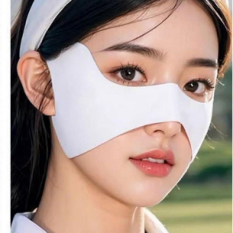 귀걸이형 나비모양 얼굴 가리개 피부 보호용 페이스 커버