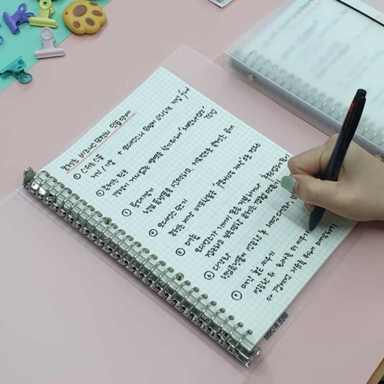 바인더노트 모눈속지 A5 모눈노트 수학노트