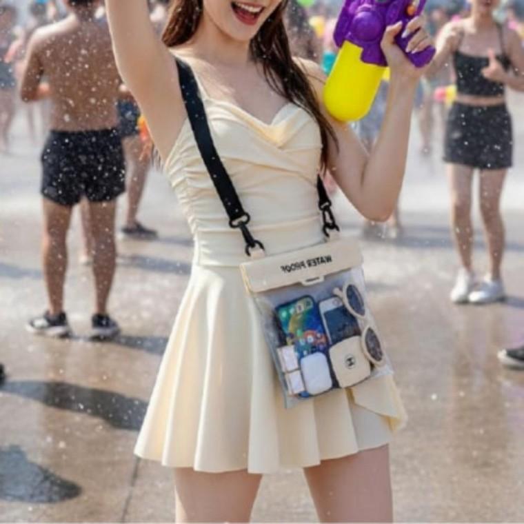 스마트폰 터치 방수팩 물놀이 휴가용 휴대폰 방수 파우치