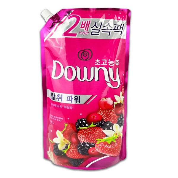 다우니 고농축 섬유유연제 베리베리와 바닐라 1.6L -TJ 다우니 섬유유연제 빨래 세탁 실내건조 퍼퓸