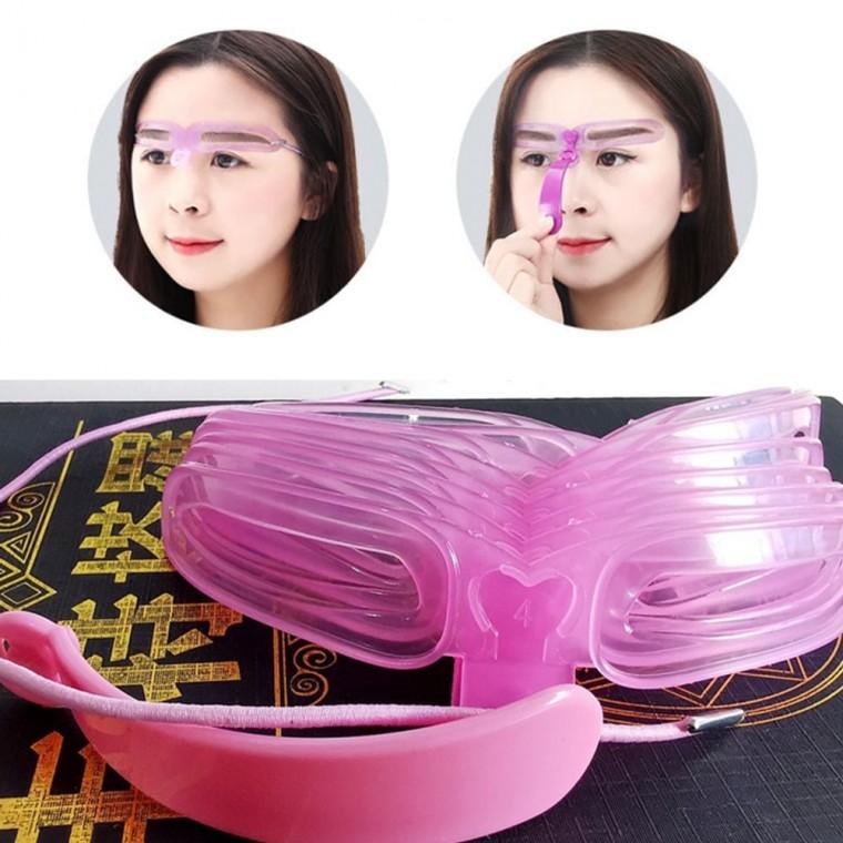 여자눈썹 눈썹 정리 8종 가이드 키트 눈썹그리기
