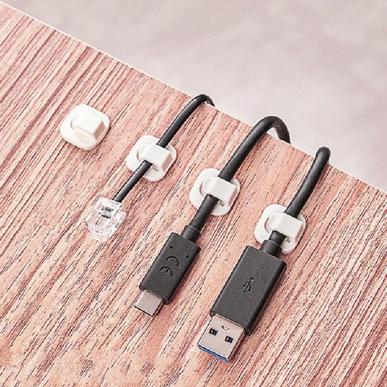 케이블클립 케이블 전선 선 정리 벽 고정 클립 9P 케이블홀더