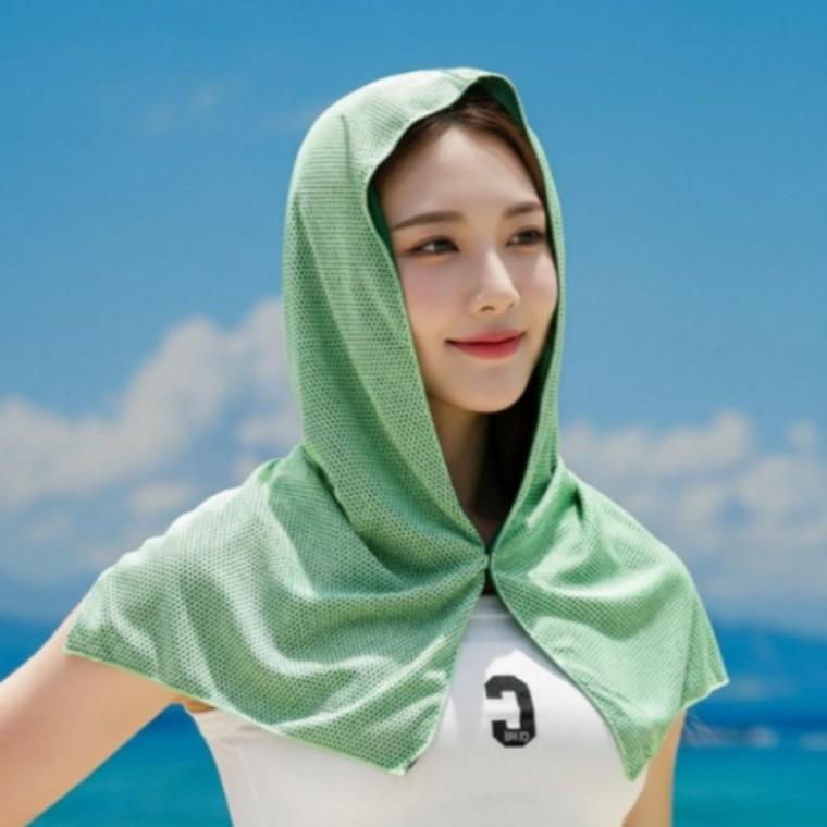 급속 냉감 두건 타월 여름 야외 활동 스포츠 냉각 스카프