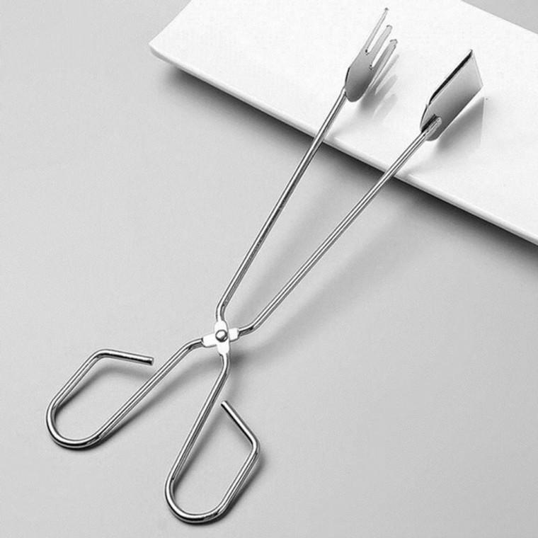 고기집게 바베큐 숯집게 35cm 캠핑 집게 숯가위 메탈집게