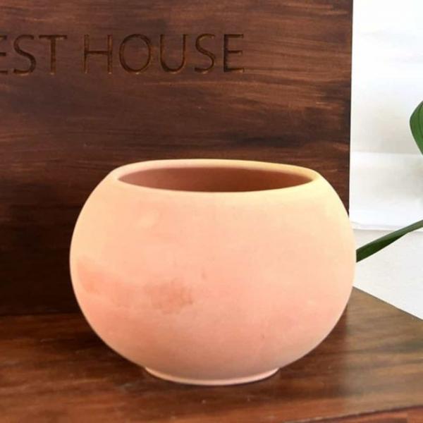 토분 루나 볼 18x17cm 난간화분 인테리어화분