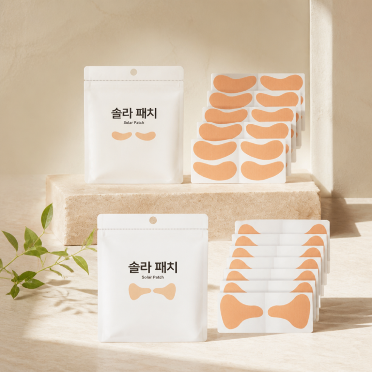 국산 자외선 차단 기미 방지 패치 눈밑 광대 골프 차단제