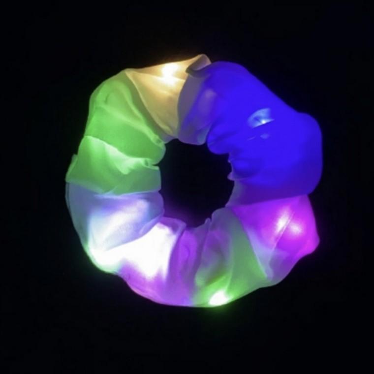 곱창 헤어 머리끈 LED 밴드