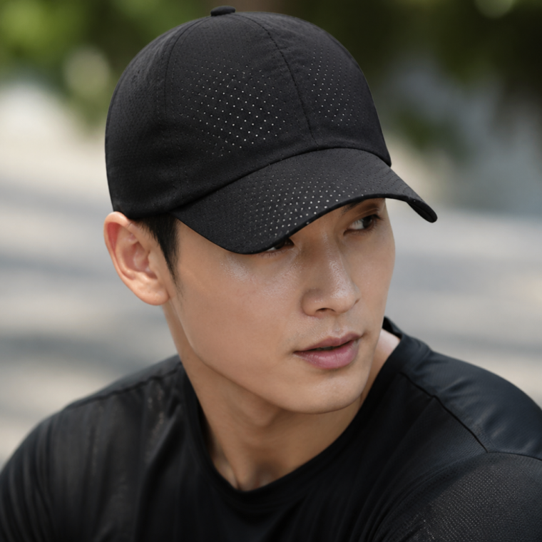 남성 통기성 좋은 스포츠 캡모자 야구 러닝용 여름 모자 DD-13430