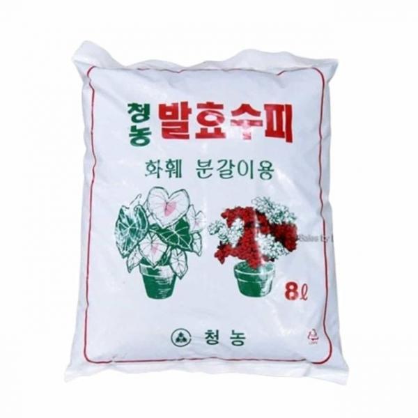 발효수피 8L 화훼 분갈이용 밑거름 다육이분갈이흙