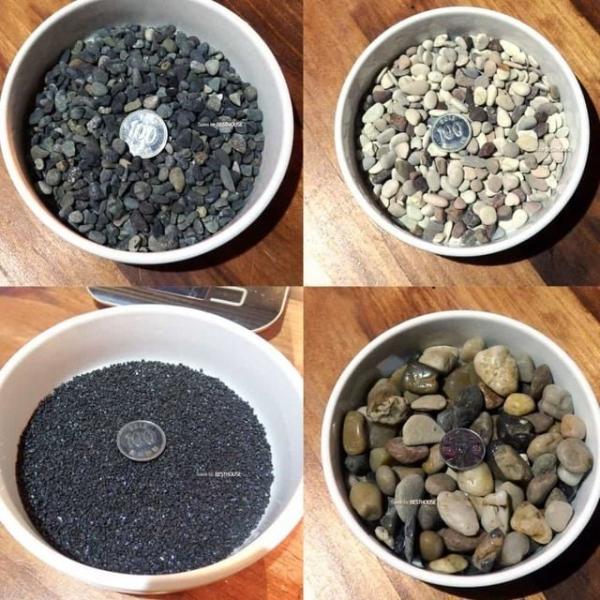 수족관용 조경석 3Kg 화분자갈 마당자갈