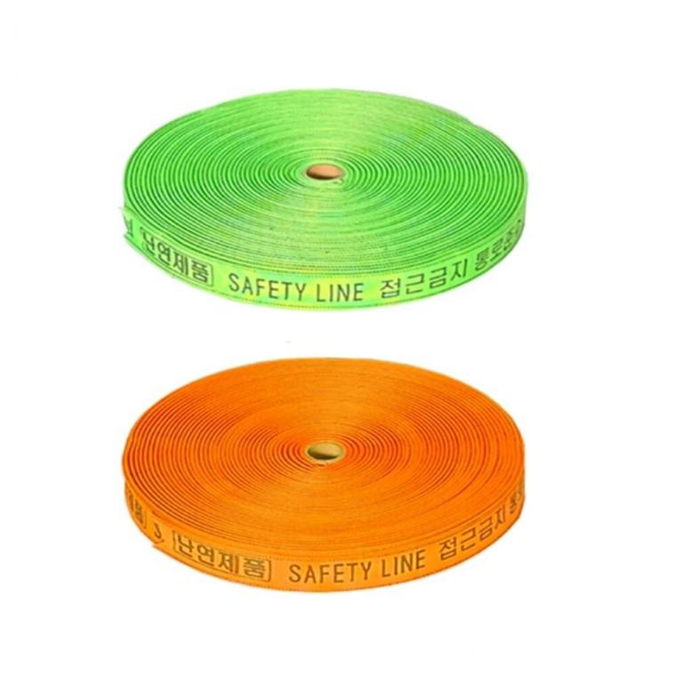 웨빙띠 접근금지바 38mm 산업안전장비 웰빙띠 라인마킹바