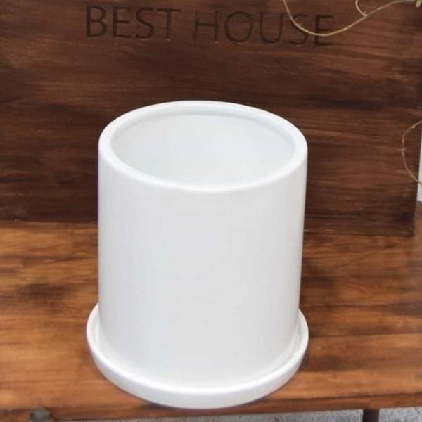 도기 화분 원통 20x22 심플한화분 미니화분