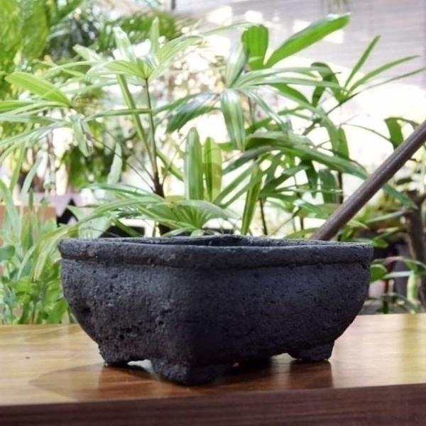 화산석 화분 24x18x11 화산석돌화분대형 다육화분