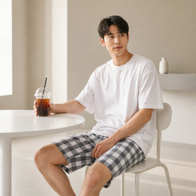 남자 여름 데일리 밴딩 반바지 편안한 트레이닝 쇼츠 팬츠
