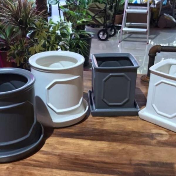 몰딩 16x16x17cm 화분 봄꽃화분 가을꽃화분