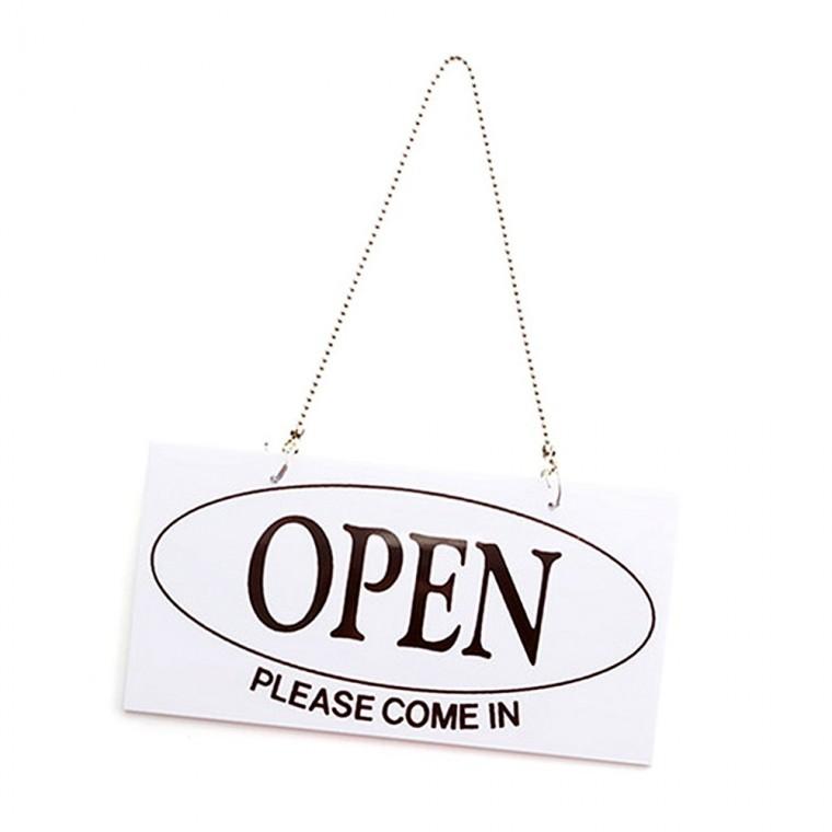 OPEN CLOSED 아크릴 표지판 open 생활용품