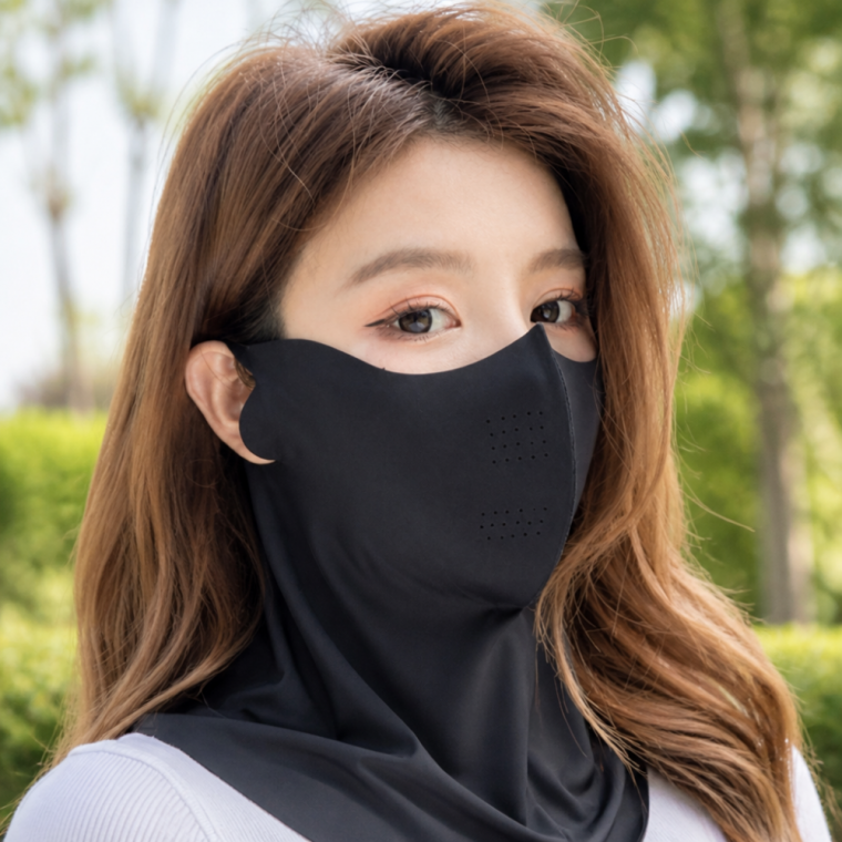 여성 자외선차단 쿨링 마스크 등산 골프 낚시 페이스가드