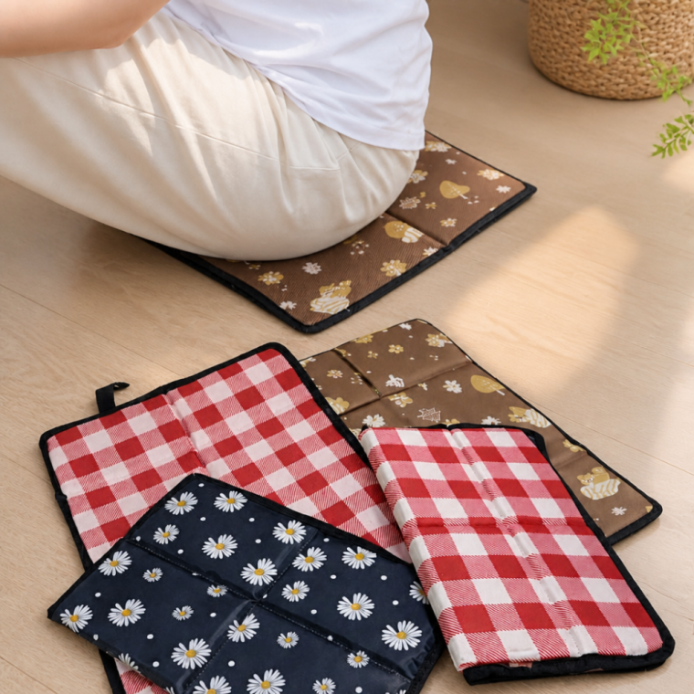 접이식 방석 쿠션 매트 1인용 휴대용 피크닉 돗자리