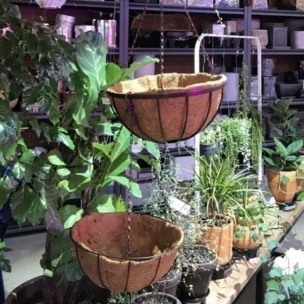 행잉 바구니 20cm 행잉플랜트화분 꽃장식소품