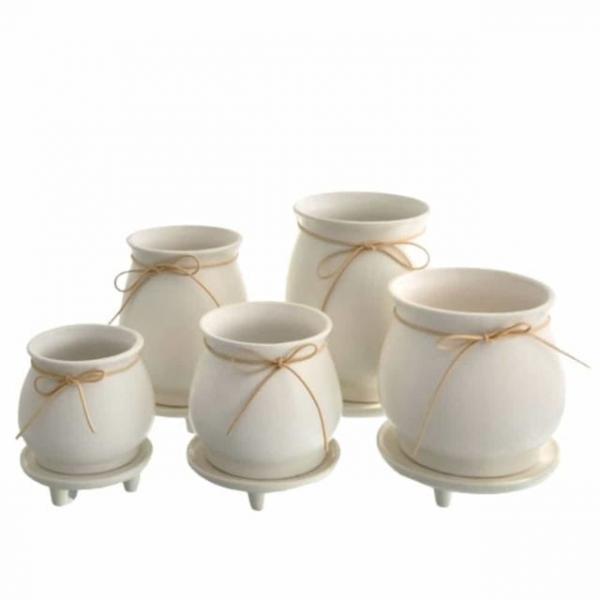 화분 리본 단지 13x18 심플한화분 빈화분