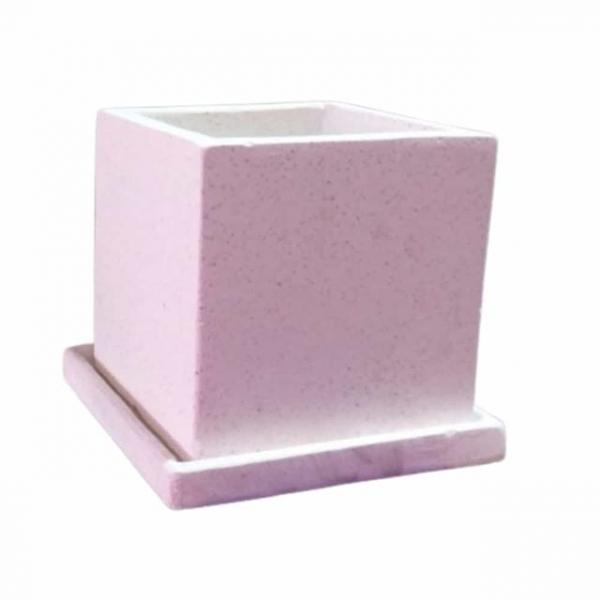 석고 20x20x20cm 화분 화분오브제 창가화분