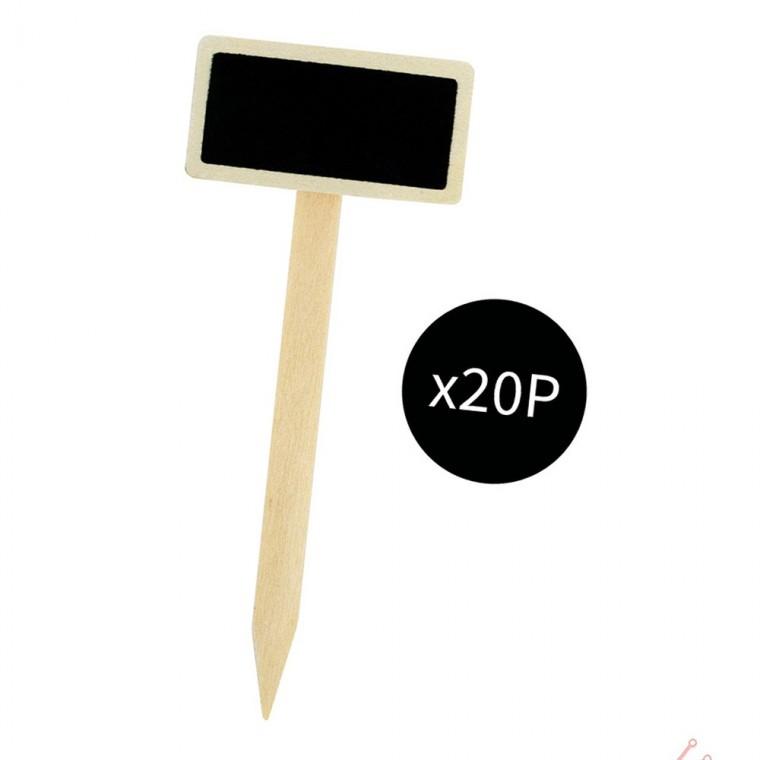 원목 칠판 이름표 20P 실용 원목칠판