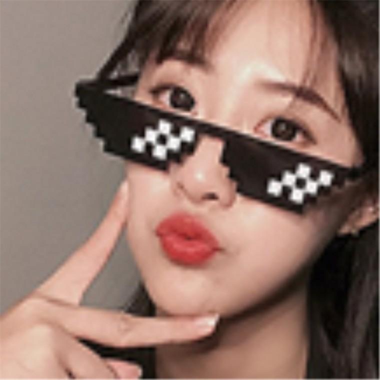 모자이크 선글라스 블랙 선글라스블랙 실용 생활용품 다용도 정리