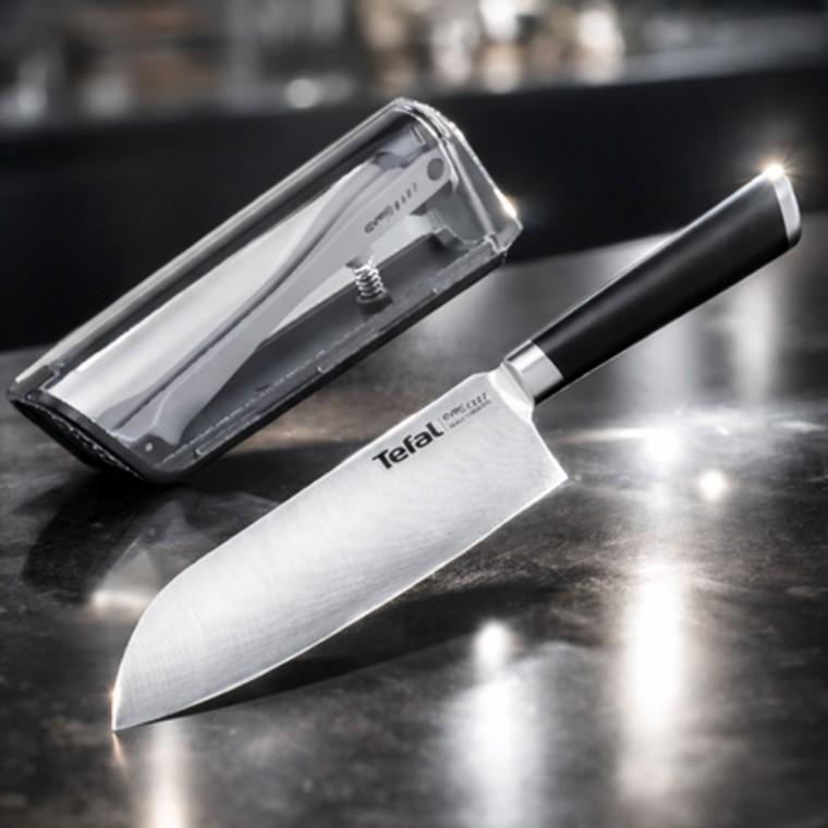 테팔 에버샤프 산도쿠 식도 16.5cm 칼갈이 케이스포함 무뎌지지않는 칼날