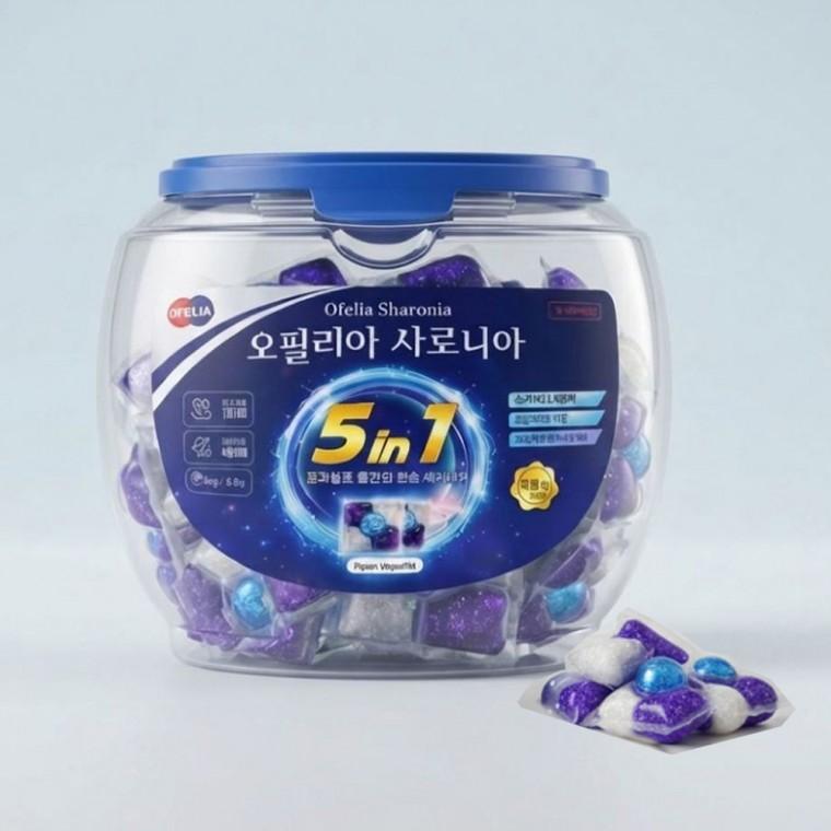 오필리아 샤로니아 올인원 고농축 캡슐세재 52개 바다향 캡슐세제