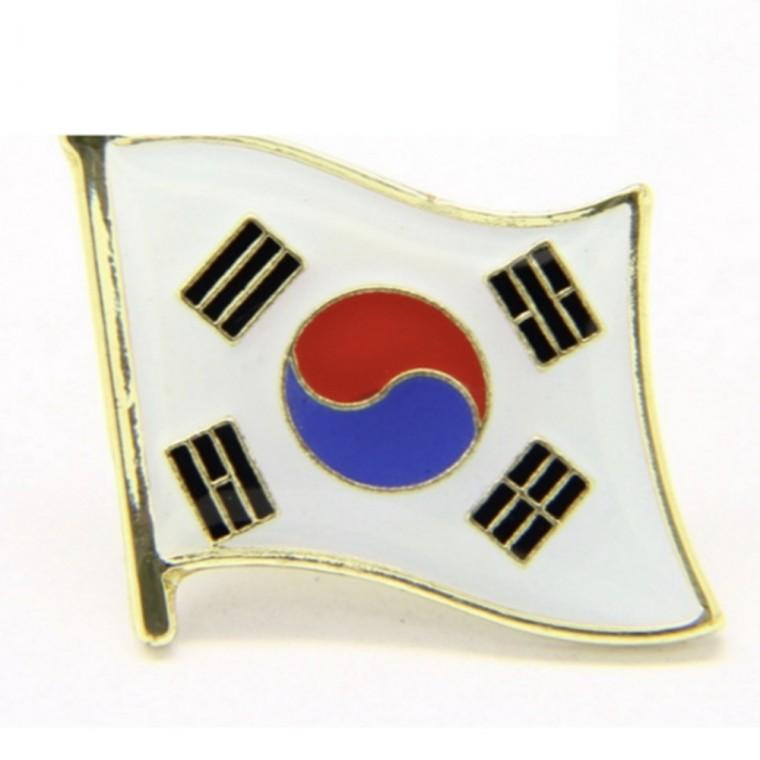 명품 태극기 브로치