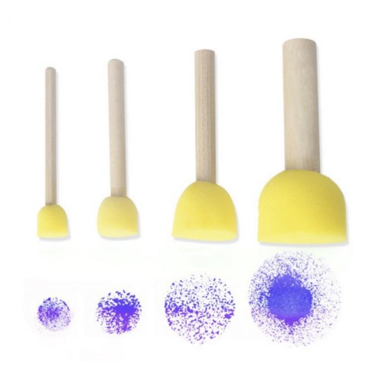 미술 스펀지 붓 스텐실 브러쉬