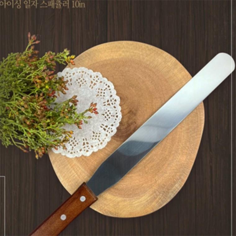 아이싱 일자 스패츌러 10in 일자스패츌러 생활용품 스패츌러in 정리 아이싱일자