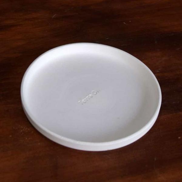 흰색 토분 받침 14cm 원형화분물받침 원형화분받침대