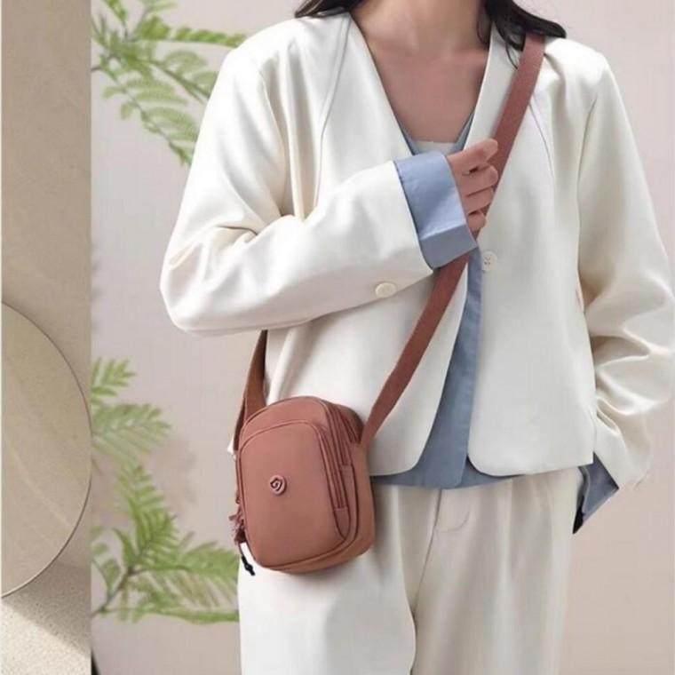 릴리 미니 폰 크로스백 나일론 여행용 가방 가벼운 슬링백