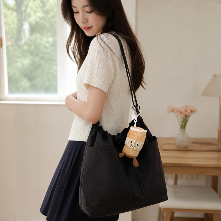 데일리 복조리 버킷백 숄더백 보부상 가방 숄더 크로스백 스트링 데일리백