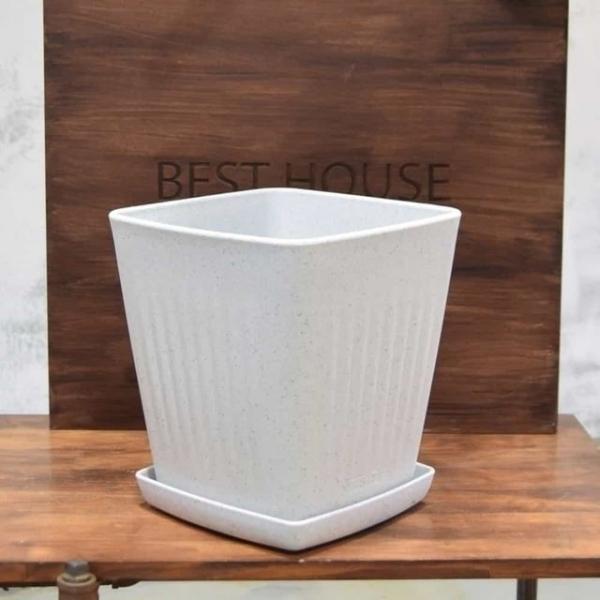 화분 사각 23x23x25cm 사각플라스틱화분 가벼운화분