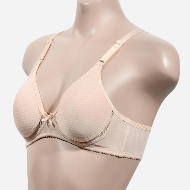 풀컵 몰브라 여성노와이어속옷 일체형브라렛 캡내장런닝