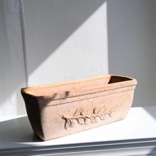 토분 사각 40x14x14 스투키화분 이태리화분