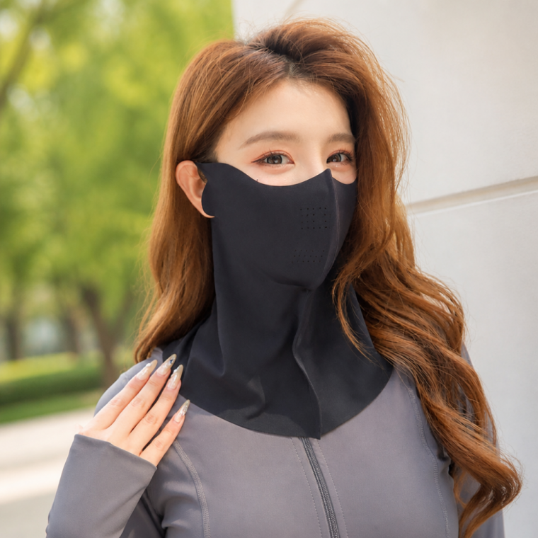 UPF50+ 냉감 페이스가드 골프 등산 라이딩 야외 자외선차단 마스크 KC인증