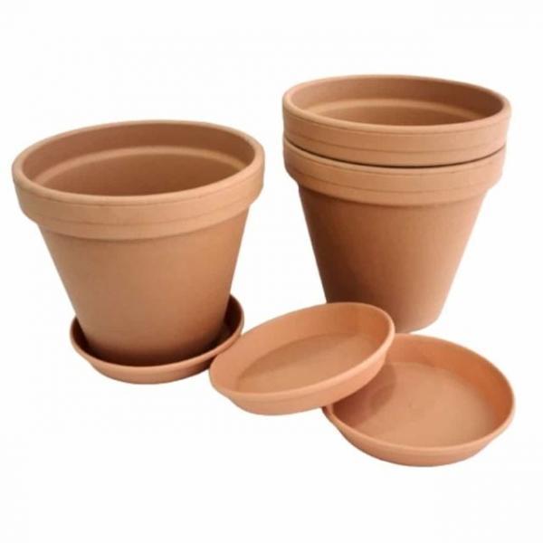 3개 토분 18x15cm 토기화분 선인장화분