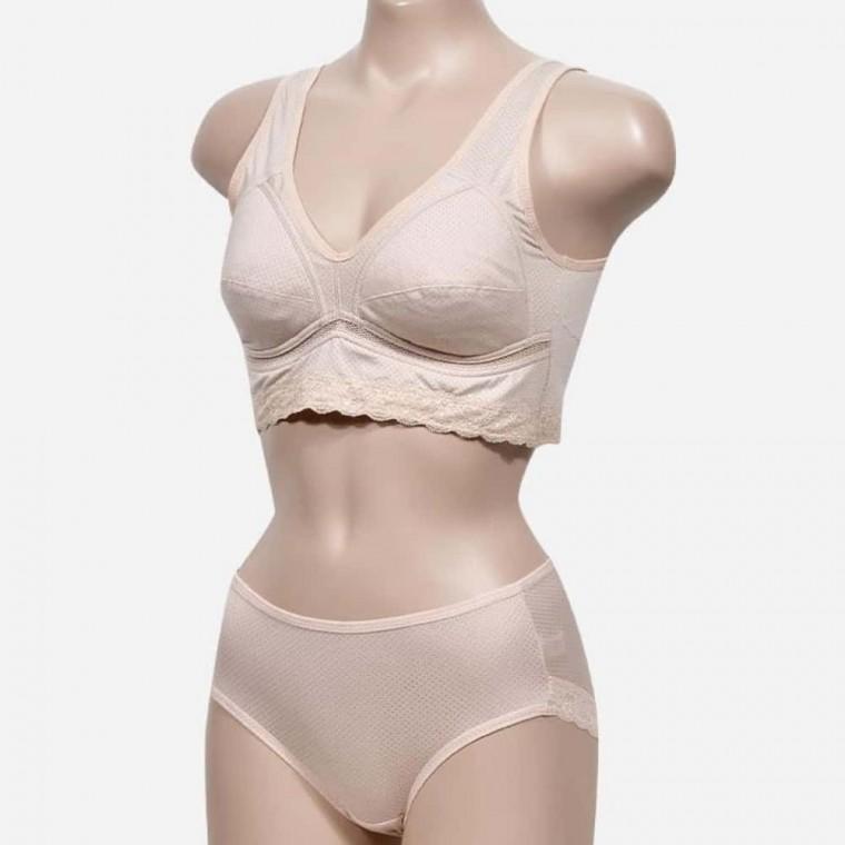 여성 노몰드 브라팬티세트 여자속옷세트 브라렛 일체형브라