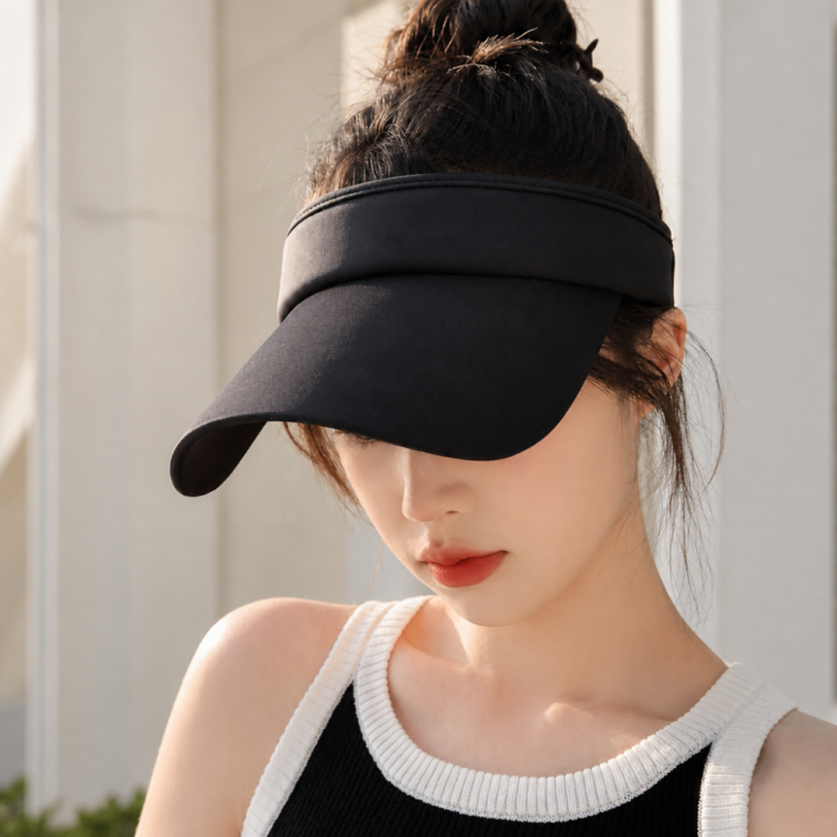 골프 테니스 자외선 차단 와이드 챙 쿨링 썬캡 모자 3color LM-0884