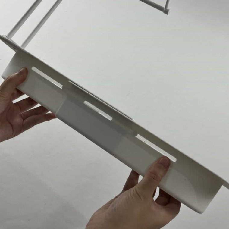 행주걸이 화이트 수세미건조대 씽크대선반