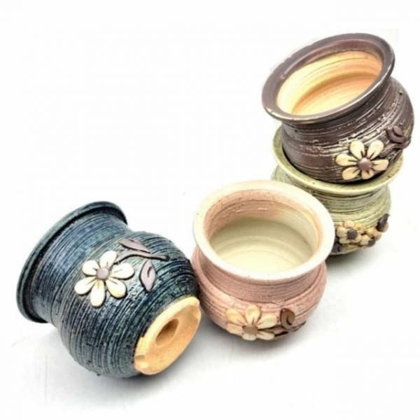 화분 평단지 12x11cm 실내화분 탁상화분