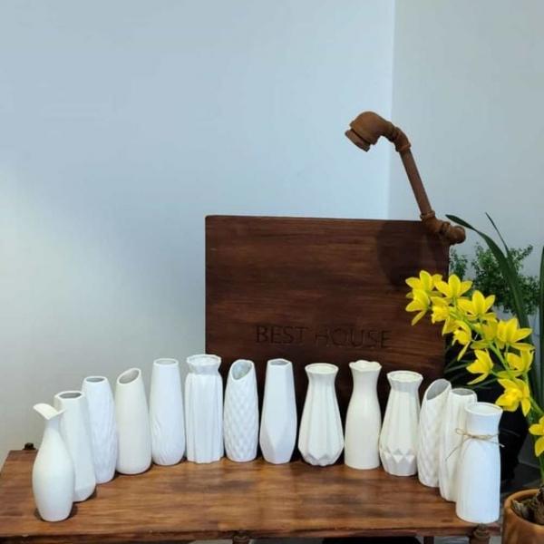 도자기 화병 20cm 인테리어꽃병 회사화분