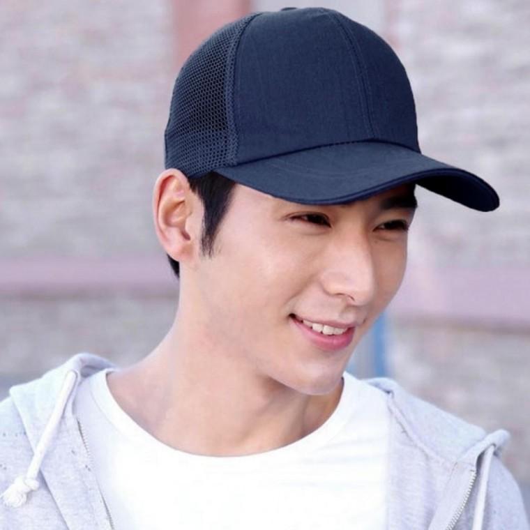 쿨 스포츠 캡모자 메쉬 네이비 운동모자 캡모자 선 쿨메쉬모자 네이비모자