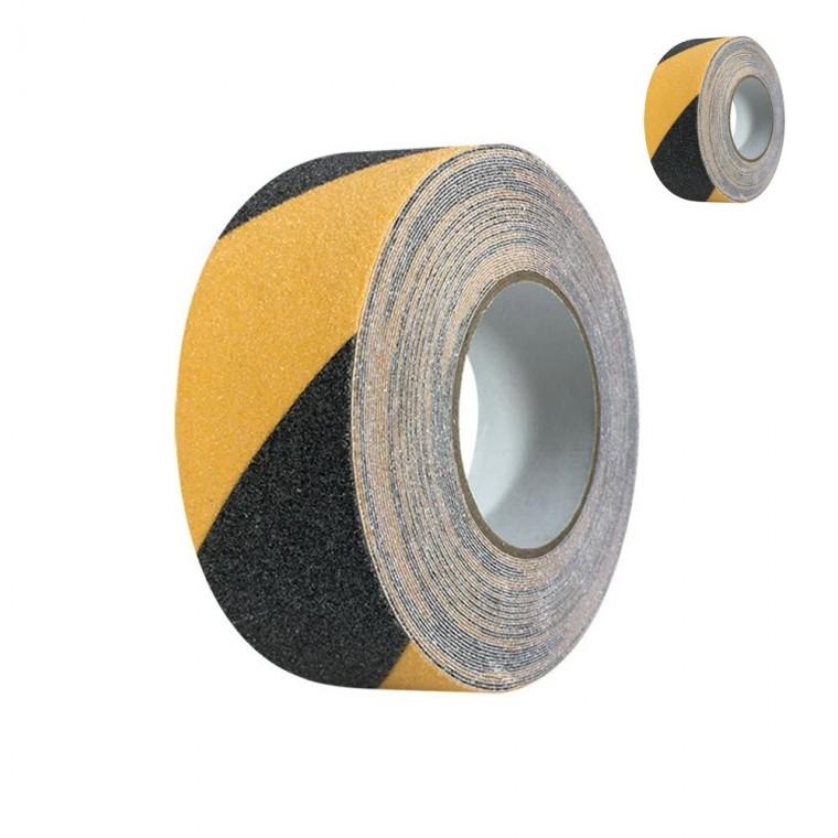 실외용 논슬립 테이프 황흑50mm x 15M 계단미끄럼방지테이프 고강도미끄럼방지 계단미끄럼방지매트