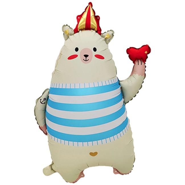 무광 하얀 곰 은박 장식 유치원 어린이집 꾸미기 전시 학예회 생일 놀이 테마파티 생일장식 곰돌이