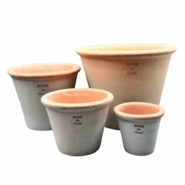 토분 콘 15x13cm 황토화분 이탈리아토분