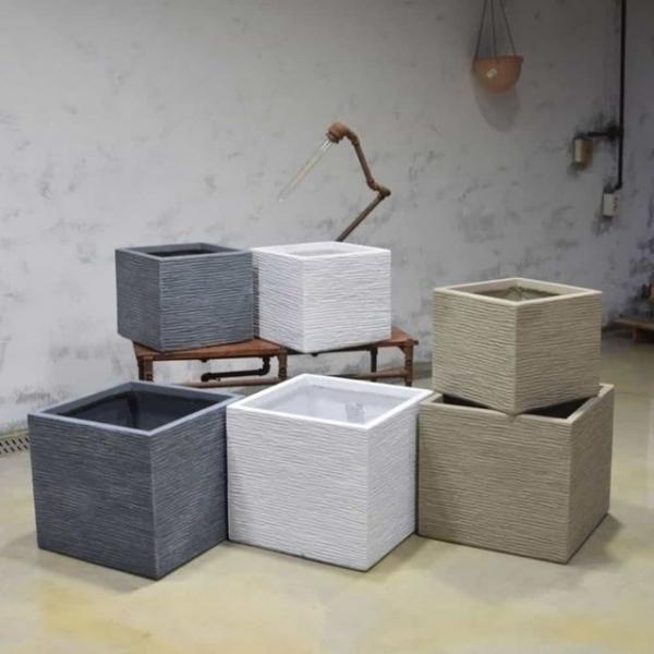 정사각 화분 43x40cm 야외화분 대형사각화분
